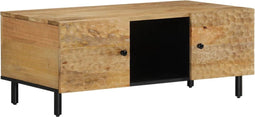 vidaXL - Salontafel - 100x54x40 - cm - massief - mangohout