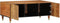 vidaXL - Salontafel - 100x54x40 - cm - massief - mangohout