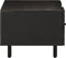 vidaXL - Salontafel - 100x54x40 - cm - massief - mangohout - zwart