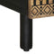 vidaXL - Salontafel - 100x54x40 - cm - massief - ruw - mangohout - zwart