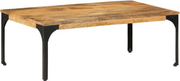 vidaXL - Salontafel - 100x55x35 - cm - massief - mangohout
