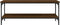 vidaXL - Salontafel - 100x55x40 - cm - bewerkt - hout - bruin - eikenkleur