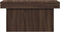 vidaXL - Salontafel - 100x55x40 - cm - bewerkt - hout - bruin - eikenkleur