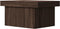 vidaXL - Salontafel - 100x55x40 - cm - bewerkt - hout - bruin - eikenkleur