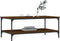 vidaXL - Salontafel - 100x55x40 - cm - bewerkt - hout - bruin - eikenkleur