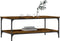 vidaXL - Salontafel - 100x55x40 - cm - bewerkt - hout - gerookt - eikenkleurig