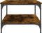 vidaXL - Salontafel - 100x55x40 - cm - bewerkt - hout - gerookt - eikenkleurig