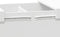 vidaXL - Salontafel - 100x55x40 - cm - bewerkt - hout - wit