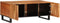 vidaXL - Salontafel - 100x55x40 - cm - massief - acaciahout