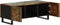 vidaXL - Salontafel - 100x55x40 - cm - massief - acaciahout