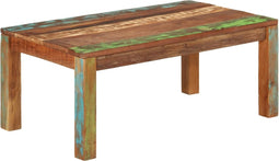 vidaXL - Salontafel - 100x55x40 - cm - massief - gerecycled - acaciahout
