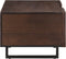 vidaXL - Salontafel - 100x55x40 - cm - massief - mangohout - bruin