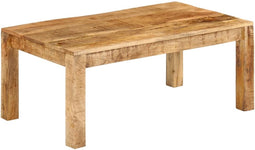 vidaXL - Salontafel - 100x55x40 - cm - massief - mangohout