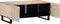 vidaXL - Salontafel - 100x55x40 - cm - massief - mangohout - wit
