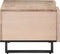 vidaXL - Salontafel - 100x55x40 - cm - massief - mangohout - wit