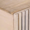 vidaXL - Salontafel - 100x55x40 - cm - massief - mangohout - wit
