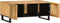 vidaXL - Salontafel - 100x55x40 - cm - massief - ruw - mangohout