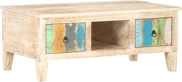 vidaXL - Salontafel - 100x55x40 - cm - ruw - acaciahout