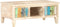 vidaXL - Salontafel - 100x55x40 - cm - ruw - acaciahout