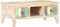 vidaXL - Salontafel - 100x55x40 - cm - ruw - acaciahout