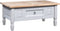 vidaXL - Salontafel - 100x55x44 - cm - Mexicaans - grenenhout - Corona-stijl - grijs