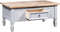 vidaXL - Salontafel - 100x55x44 - cm - Mexicaans - grenenhout - Corona-stijl - grijs