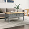 vidaXL - Salontafel - 100x55x44 - cm - Mexicaans - grenenhout - Corona-stijl - grijs