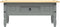 vidaXL - Salontafel - 100x55x44 - cm - Mexicaans - grenenhout - Corona-stijl - grijs
