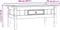 vidaXL - Salontafel - 100x55x44 - cm - Mexicaans - grenenhout - Corona-stijl - grijs