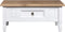 vidaXL - Salontafel - 100x55x45 - cm - Mexicaans - grenenhout - Corona-stijl - wit