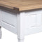 vidaXL - Salontafel - 100x55x45 - cm - Mexicaans - grenenhout - Corona-stijl - wit
