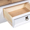 vidaXL - Salontafel - 100x55x45 - cm - Mexicaans - grenenhout - Corona-stijl - wit