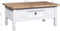 vidaXL - Salontafel - 100x55x45 - cm - Mexicaans - grenenhout - Corona-stijl - wit