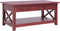 vidaXL - Salontafel - 100x55x46 - cm - massief - mahoniehout - bruin