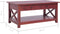 vidaXL - Salontafel - 100x55x46 - cm - massief - mahoniehout - bruin