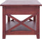 vidaXL - Salontafel - 100x55x46 - cm - massief - mahoniehout - bruin