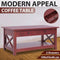 vidaXL - Salontafel - 100x55x46 - cm - massief - mahoniehout - bruin
