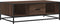 vidaXL - Salontafel - 100x57x35 - cm - bewerkt - hout - en - metaal - bruin - eikenkleur