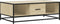 vidaXL - Salontafel - 100x57x35 - cm - bewerkt - hout - en - metaal - sonoma - eiken