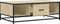 vidaXL - Salontafel - 100x57x35 - cm - bewerkt - hout - en - metaal - sonoma - eiken