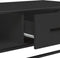 vidaXL - Salontafel - 100x57x35 - cm - bewerkt - hout - en - metaal - zwart