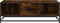 vidaXL - Salontafel - 100x57x35 - cm - bewerkt - hout - en - metaal - gerookt - eiken