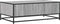 vidaXL - Salontafel - 100x57x35 - cm - bewerkt - hout - en - metaal - grijs - sonoma