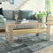 vidaXL - Salontafel - 100x59x42 - cm - bewerkt - hout - eikenkleurig