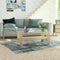vidaXL - Salontafel - 100x59x42 - cm - bewerkt - hout - eikenkleurig