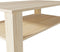 vidaXL - Salontafel - 100x59x42 - cm - bewerkt - hout - eikenkleurig