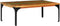 vidaXL - Salontafel - 100x60x35 - cm - massief - gerecycled - hout