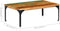 vidaXL - Salontafel - 100x60x35 - cm - massief - gerecycled - hout