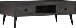 vidaXL Salontafel 100x60x35 cm massief mangohout