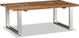 vidaXL - Salontafel - 100x60x38 - cm - massief - gerecycled - hout